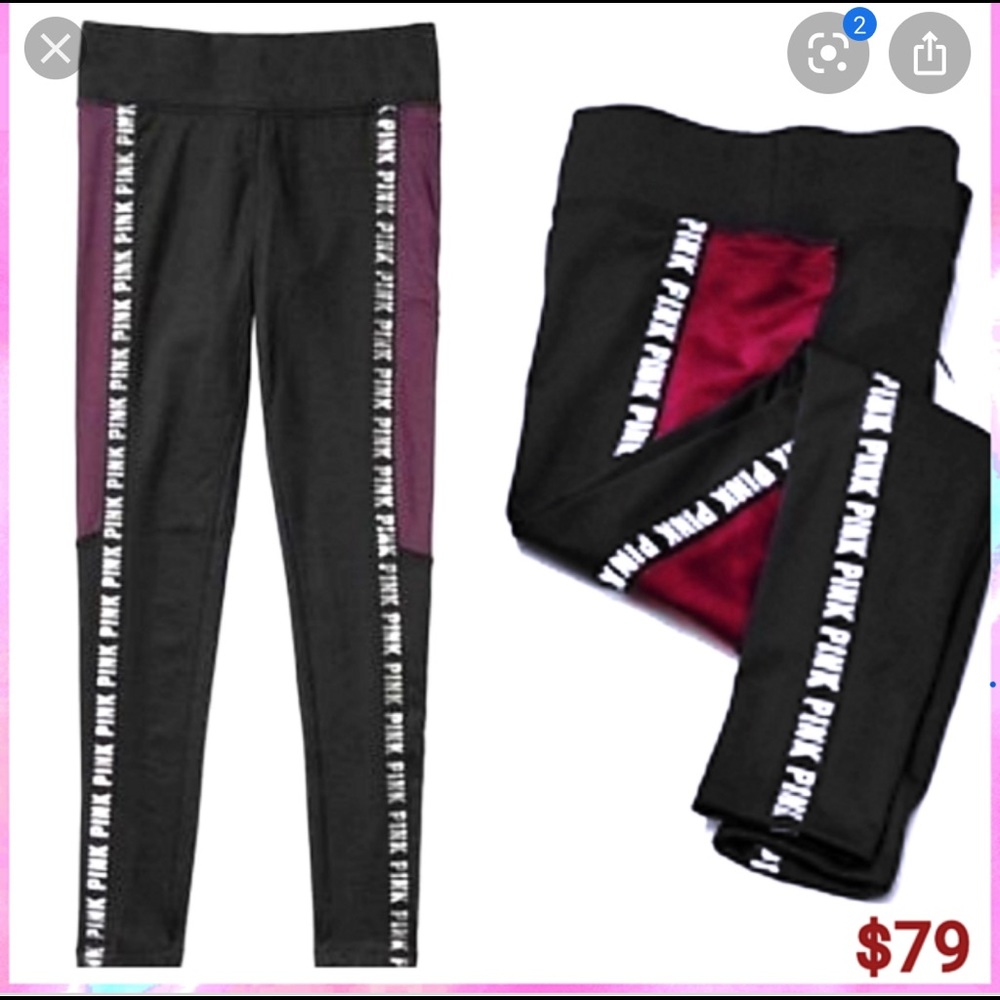 PINK Fleece Lined Cozy Leggings